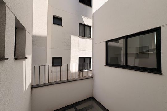 Vista da sala de apartamento à venda com 2 quartos, 53m² em Vila Guiomar, Santo André