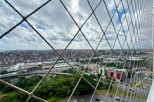 Vista  de apartamento para alugar com 2 quartos, 65m² em Cabula, Salvador