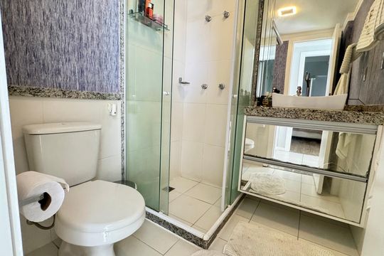 Banheiro de apartamento para alugar com 2 quartos, 65m² em Cabula, Salvador