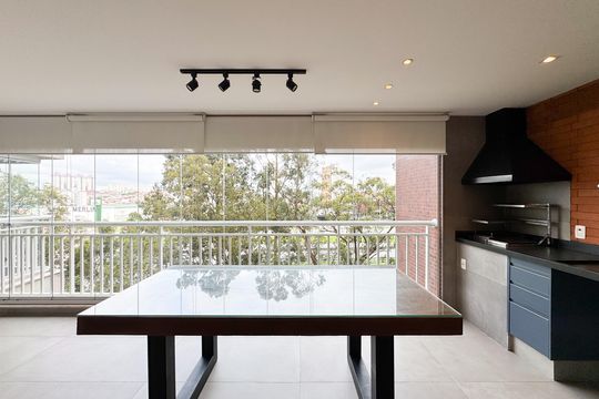 Sacada de apartamento para alugar com 3 quartos, 127m² em Centro, São Bernardo do Campo