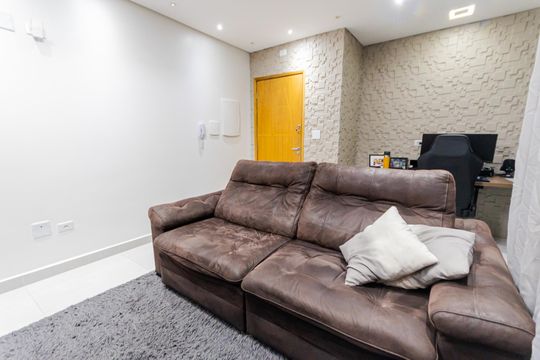 Sala de apartamento para alugar com 2 quartos, 115m² em Campestre, Santo André