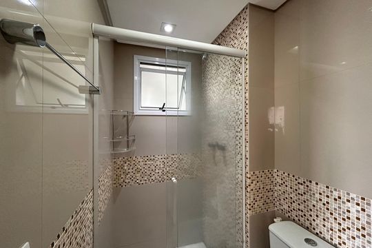 Banheiro da Suíte de apartamento à venda com 2 quartos, 81m² em Vila Amélia, São Paulo