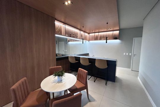 Área comum de kitnet/studio à venda com 1 quarto, 22m² em Jardim das Acacias, São Paulo