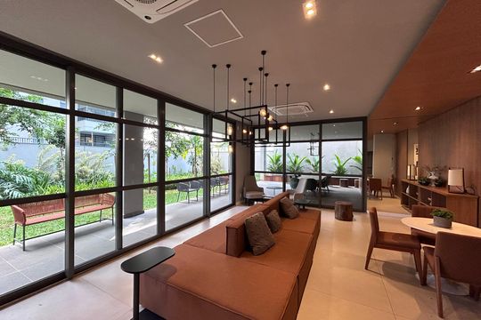 Área comum de kitnet/studio à venda com 1 quarto, 22m² em Jardim das Acacias, São Paulo