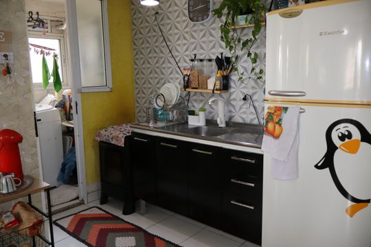 Cozinha de apartamento à venda com 3 quartos, 63m² em Jardim Vila Formosa, São Paulo