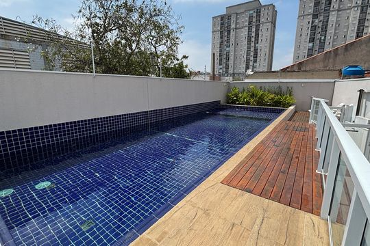 Área comum de apartamento à venda com 2 quartos, 54m² em Vila Metalúrgica, Santo André