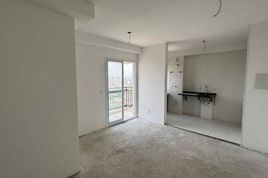 Sala de apartamento à venda com 2 quartos, 54m² em Vila Metalúrgica, Santo André