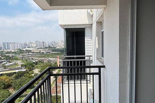 Varanda de apartamento à venda com 2 quartos, 54m² em Vila Metalúrgica, Santo André