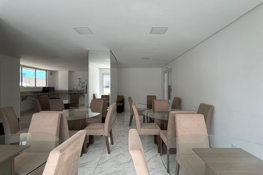 Salão de Festas de apartamento à venda com 2 quartos, 54m² em Vila Metalúrgica, Santo André