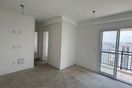 Sala de apartamento à venda com 2 quartos, 54m² em Vila Metalúrgica, Santo André