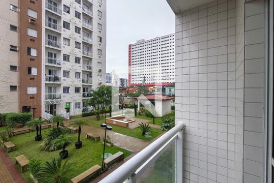 Varanda de apartamento para alugar com 2 quartos, 48m² em Cidade Ocian, Praia Grande