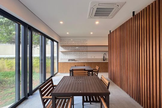 Área comum de kitnet/studio à venda com 1 quarto, 28m² em Sumaré, São Paulo