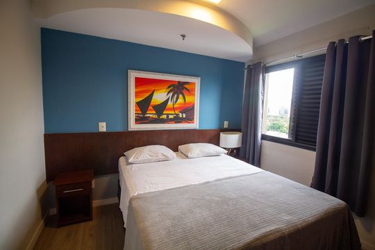 Quarto de apartamento para alugar com 1 quarto, 33m² em Brooklin, São Paulo