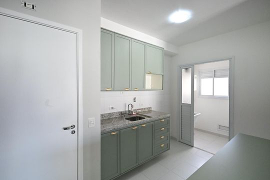 Cozinha de apartamento para alugar com 2 quartos, 117m² em Vila Andrade, São Paulo