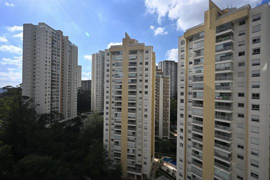 Vista do Quarto de apartamento para alugar com 2 quartos, 117m² em Vila Andrade, São Paulo