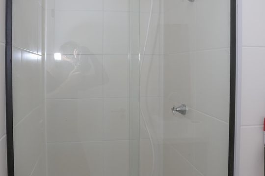 Banheiro da Suíte de apartamento à venda com 1 quarto, 31m² em Barra Funda, São Paulo