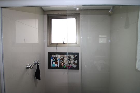 Banheiro da Suíte 2 de apartamento à venda com 4 quartos, 210m² em Santana, São Paulo
