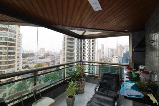 Varanda de apartamento à venda com 4 quartos, 210m² em Santana, São Paulo