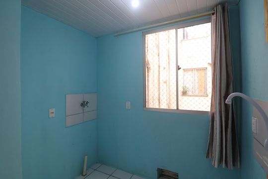 Cozinha e Área de Serviço de apartamento para alugar com 2 quartos, 38m² em Rio Branco, Canoas