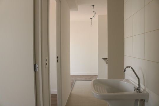 Cozinha e Área de Serviço de apartamento à venda com 2 quartos, 34m² em Perdizes, São Paulo