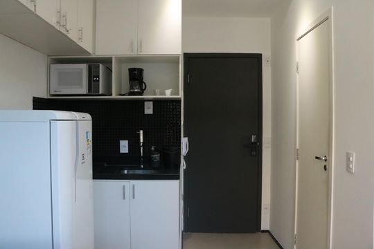 Cozinha de kitnet/studio para alugar com 1 quarto, 20m² em Perdizes, São Paulo