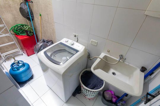 Área de Serviço de casa de condomínio à venda com 2 quartos, 69m² em Parque Boturussu, São Paulo