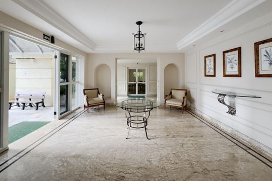 Área comum - Lobby de apartamento para alugar com 2 quartos, 50m² em Jardim Paulista, São Paulo