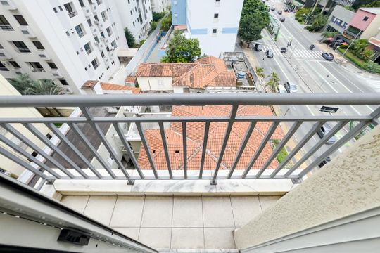 Varanda de apartamento para alugar com 2 quartos, 50m² em Jardim Paulista, São Paulo