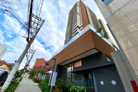 Fachada de kitnet/studio para alugar com 1 quarto, 27m² em Vila Clementino, São Paulo