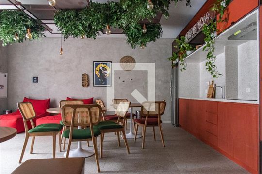 Área comum de kitnet/studio para alugar com 1 quarto, 24m² em Vila Mariana, São Paulo