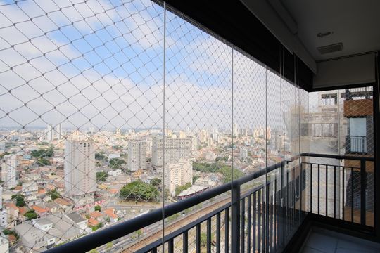 Varanda de apartamento à venda com 2 quartos, 60m² em Vila Esperança, São Paulo