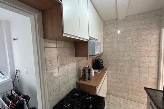 Cozinha de apartamento à venda com 2 quartos, 60m² em Todos Os Santos, Rio de Janeiro