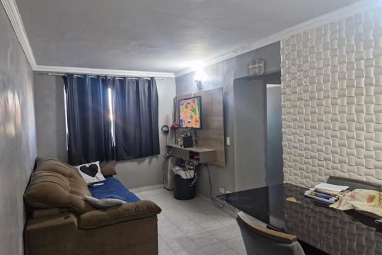 Sala de apartamento à venda com 2 quartos, 51m² em Conjunto Residencial Sitio Oratorio, São Paulo