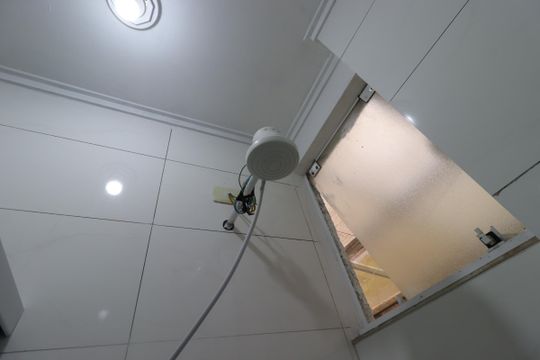 Banheiro Social de apartamento para alugar com 2 quartos, 48m² em Campestre, Santo André