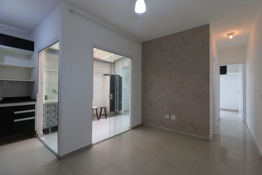 Sala de apartamento para alugar com 2 quartos, 48m² em Campestre, Santo André