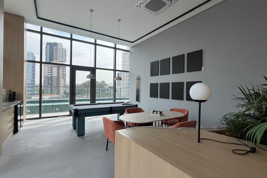 Área comum de apartamento à venda com 2 quartos, 139m² em Pinheiros, São Paulo