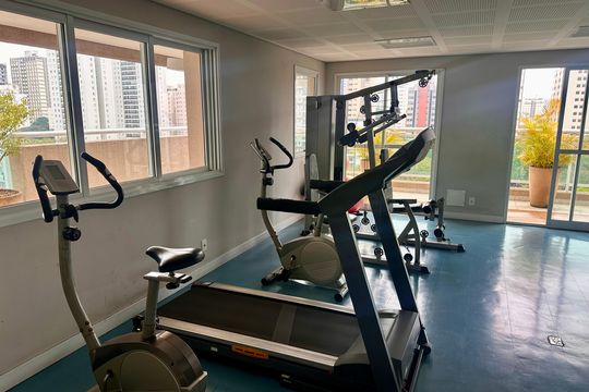 Área comum de apartamento à venda com 2 quartos, 66m² em Santo Amaro, São Paulo