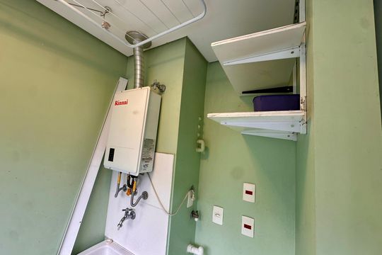 Lavanderia de apartamento à venda com 2 quartos, 66m² em Santo Amaro, São Paulo