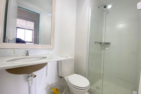 Banheiro Social de apartamento para alugar com 2 quartos, 50m² em Cachambi, Rio de Janeiro