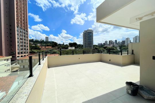 Terraço Cobertura de apartamento à venda com 2 quartos, 167m² em Santo Antônio, Belo Horizonte