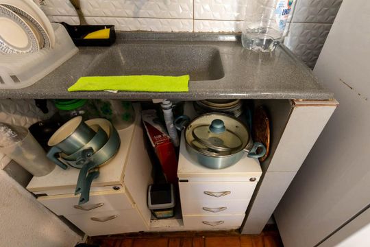 Cozinha de kitnet/studio à venda com 1 quarto, 33m² em Centro Histórico de São Paulo, São Paulo