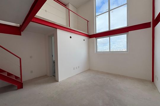 Sala de apartamento à venda com 1 quarto, 52m² em Santa Terezinha, Santo André