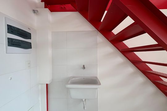 Lavanderia de apartamento à venda com 1 quarto, 52m² em Santa Terezinha, Santo André