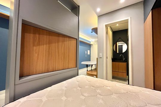 Quarto de kitnet/studio à venda com 1 quarto, 28m² em Jardim Oriental, São Paulo