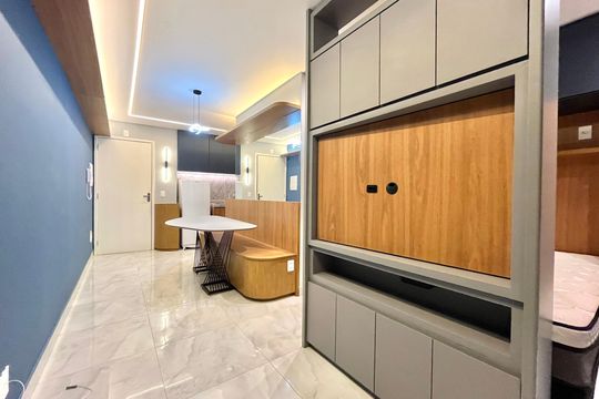 Sala de kitnet/studio à venda com 1 quarto, 28m² em Jardim Oriental, São Paulo