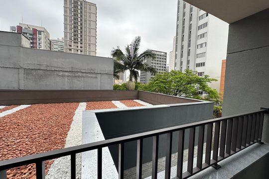 Varanda de kitnet/studio à venda com 1 quarto, 25m² em Perdizes, São Paulo