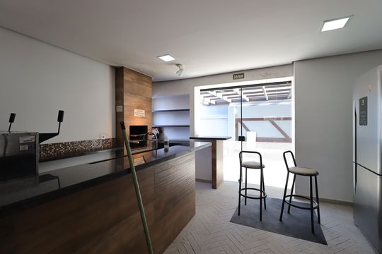 Área Comum - Churrasqueira de apartamento à venda com 4 quartos, 137m² em Vila Assunção, Santo André