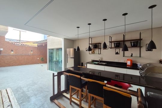 Espaço Gourmet de casa à venda com 3 quartos, 182m² em Centro, São Bernardo do Campo