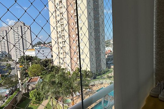 Vista da Varanda Sala de apartamento à venda com 2 quartos, 49m² em Parque Erasmo Assunção, Santo André