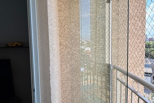 Varanda Sala de apartamento à venda com 2 quartos, 49m² em Parque Erasmo Assunção, Santo André